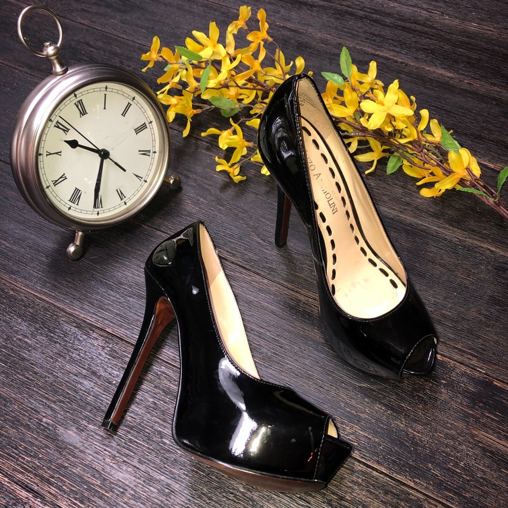 ENZO ANGIOLINI 🖤 Tanen Peep Toe Platform Pump